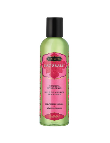 KAMASUTRA - HUILE DE MASSAGE NATURELLE RÊVES DE FRAISE 59 ML 1 