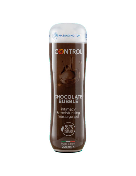 CONTROL - GEL DE MASSAGE 3 EN 1 BULLE DE CHOCOLAT 200 ML 4 