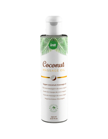 INTT - HUILE DE MASSAGE VÉGÉTALIENNE DOUCE AU SAVEUR RELAXANTE DE NOIX DE COCO 1 