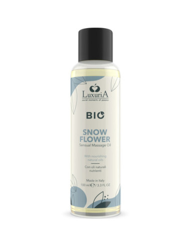 INTIMATELINE LUXURIA - OLIO DA MASSAGGIO AI FIORI DI NEVE BIO 100 ML 1 