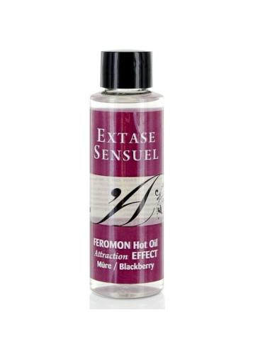 EXTASE SENSUAL - HEATING EFFECT MASSAGE OIL WITH BLACKBERRY PHEROMONES 100 ML 2 