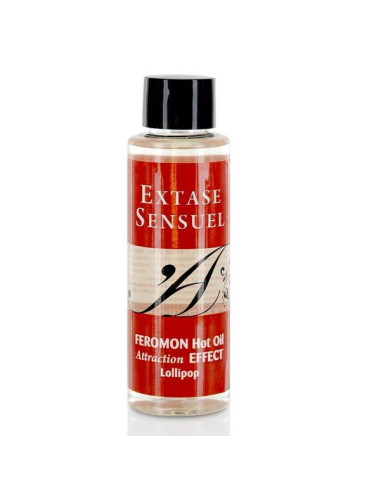 EXTASE SENSUAL - HUILE DE MASSAGE EFFET THERMIQUE AUX PHÉROMONES PIRULET 100 ML 2 