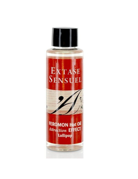 EXTASE SENSUAL - MASSAGEÖL MIT WRMEEFFEKT UND PIRULET PHEROMONEN 100 ML 2 