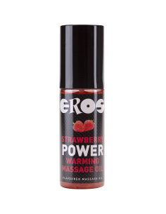 EROS STRAWBERRY POWER WARMING MASSAGE OIL 1 