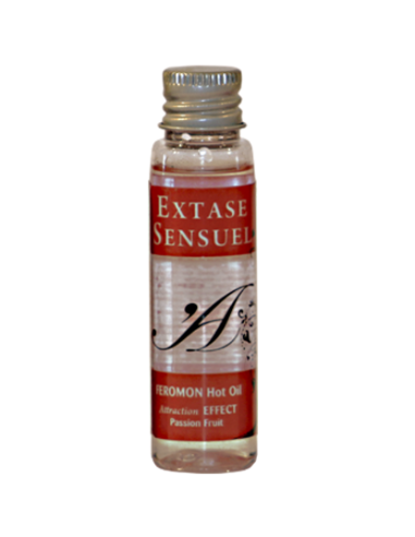 EXTASE SENSUAL - HEAT EFFECT MASSAGE OIL WITH PASSION FRUIT PHEROMONES TRAVEL 35 ML 1 