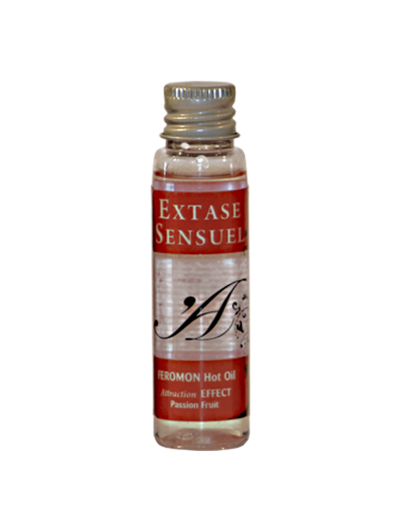 EXTASE SENSUAL - HEAT EFFECT MASSAGE OIL WITH PASSION FRUIT PHEROMONES TRAVEL 35 ML 1 