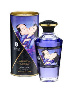 SHUNGA - OLIO DA MASSAGGIO EFFETTO CALORE SAPORE DI FRUTTA ESOTICA 100 ML 2 