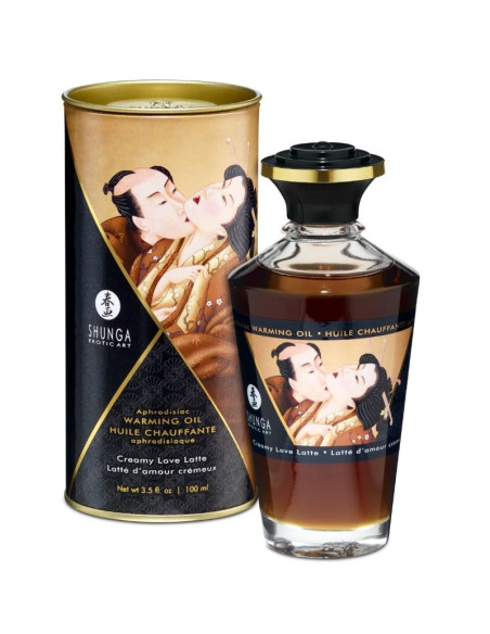 SHUNGA - COFFEE FLAVOR HEAT EFFECT MASSAGE OIL 100 ML 2 