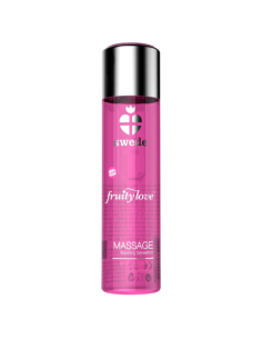 SWEDE - FRUITY LOVE EFFET RÉCHAUFFANT HUILE DE MASSAGE FRAMBOISE ROSE ET RHUBARBE 120 ML 1 