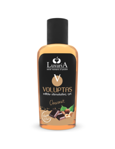 INTIMATELINE LUXURIA - VOLUPTAS GEL DA MASSAGGIO ALIMENTARE EFFETTO RISCALDANTE - CIOCCOLATO 100 ML 1 