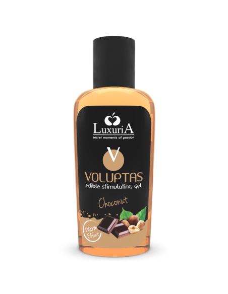 INTIMATELINE LUXURIA - VOLUPTAS GEL DA MASSAGGIO ALIMENTARE EFFETTO RISCALDANTE - CIOCCOLATO 100 ML 1 