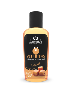 INTIMATELINE LUXURIA - VOLUPTAS GEL DE MASSAGE COMESTIBLE EFFET CHAUFFANT - CARAMEL 100 ML 1 