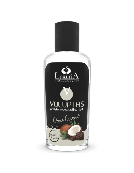 INTIMATELINE LUXURIA - VOLUPTAS GEL DE MASSAGE COMESTIBLE EFFET CHAUFFANT - NOIX DE COCO ET CRÈME 100 ML 1 