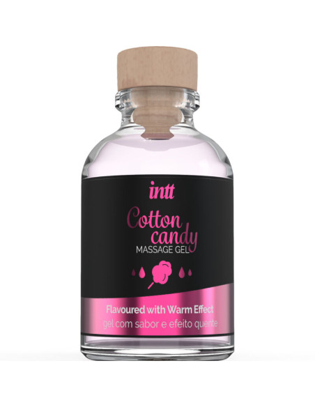 INTT MASSAGE & ORAL SEX - MASSAGE GEL WITH COTTON CANDY FLAVOR AND HEATING EFFECT 3 