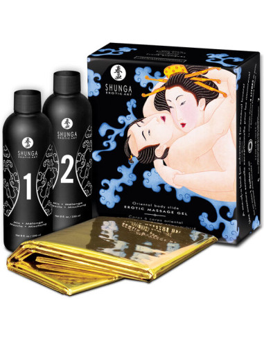 SHUNGA - ORIENTAL BODY TO BODY EROTIC MASSAGE GEL WITH EXOTIC FRUITS 3 