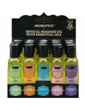 KAMASUTRA - SET 15 MASSAGE OILS + DISPLAY BOX 2 