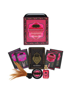 KAMASUTRA - WEEKENDER KIT EN ÉTAIN FRAISE RÊVES FRAISE 5 