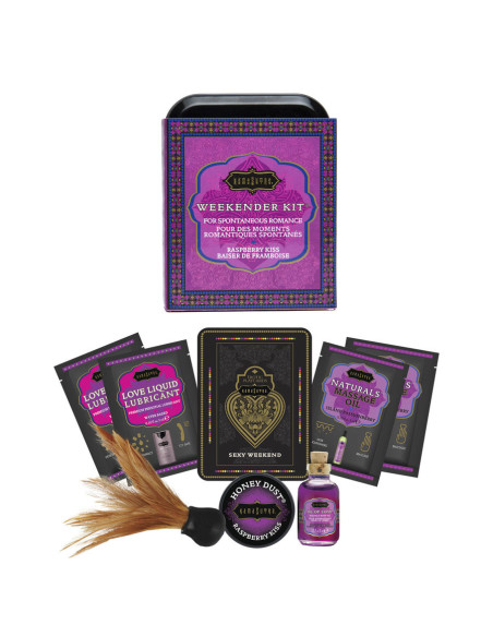 KAMASUTRA - WEEKENDER TIN KIT RASPBERRY KISS RASPBERRY 4 