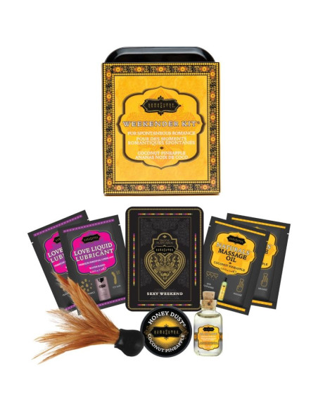 KAMASUTRA - WEEKENDER TIN KIT COCONUT AND PINEAPPLE 5 