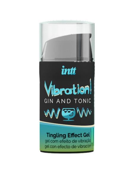 INTT - KRAFTVOLLES INTIMSTIMULIERENDES FLÜSSIGES VIBRATOR-GEL GIN & TONIC 15 ml 3 