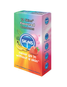 SKINS - CONDOM SAVEURS PAQUET DE 12 2 