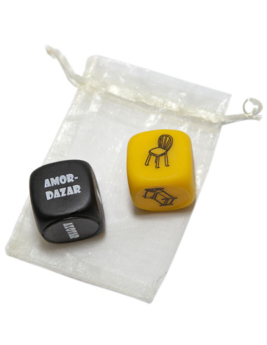 DIABLO PICANTE - SAC DE JEU AVEC DÉS SADO 3 MM x 3 MM + ARTICLE DÉS 1 