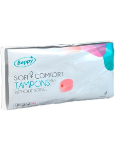 BEPPY - SOFT COMFORT TAMPONS WET 4 UNITS 4 