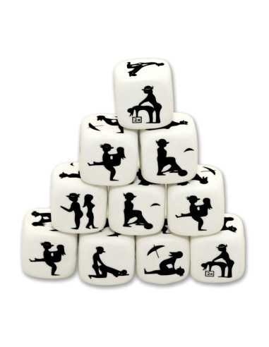 SPICY DEVIL - WHITE POSING DICE 1 