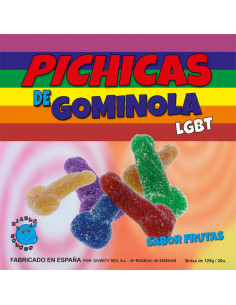 PRIDE - GUMMY PENIS FRUITS WITH SUGAR LGBT 1 