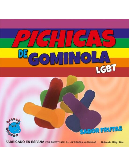 PRIDE - GUMMIBRCHEN PENIS FRÜCHTE LGBT 1 