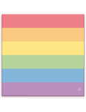 PRIDE - SET 20 LGBT-FLAGGENSERVIETTEN 1 