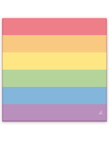 PRIDE - SET 20 LGBT FLAG NAPKINS 1 