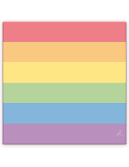 PRIDE - SET 20 LGBT FLAG NAPKINS 1 