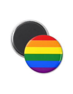 PRIDE - LGBT FLAG MAGNET 1 