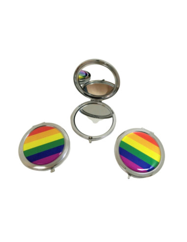 PRIDE - LGBT FLAG DOUBLE SIDED MIRROR 1 