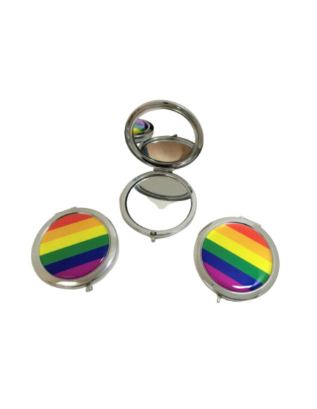 PRIDE - LGBT FLAG DOUBLE SIDED MIRROR 1 