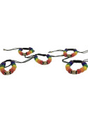 PRIDE - BRACCIALE CON OCCHIO TURCO E BANDIERA LGBT 1 