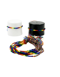 PRIDE - BRACCIALE CON BANDIERA LGTB A FILO FINE 1 