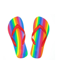 PRIDE - LGBT FLAGGE FLIP-FLOPS 38-39 EUR 1 