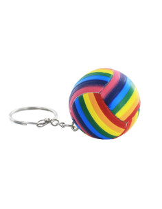 PRIDE - LGBT-FLAGGE BALL SCHLÜSSELANHNGER 1 