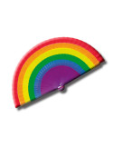 PRIDE - LGBT FLAG WOODEN FAN 1 