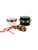 PRIDE - BRACCIALE CON FILI INTRECCIATI CON BANDIERA LGBT 1 