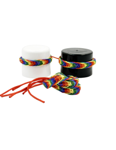 PRIDE - BRACCIALE CON FILI INTRECCIATI CON BANDIERA LGBT 1 