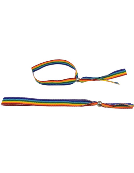 PRIDE - BRACELET BALLE EN ARGENT DRAPEAU LGBT 1 