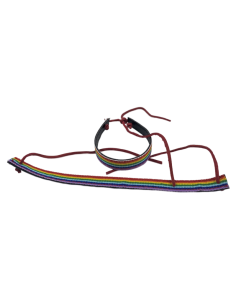 PRIDE - LGBT-FLAGGE SCHWARZES LEDERARMBAND 1 