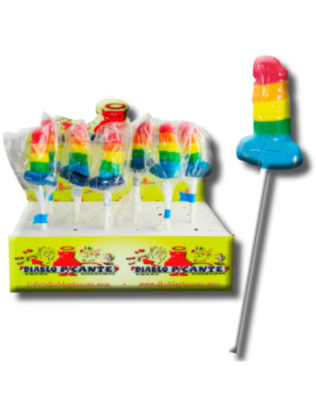 PRIDE - GUMMY LOLLIPOP PENIS LGBT 1 