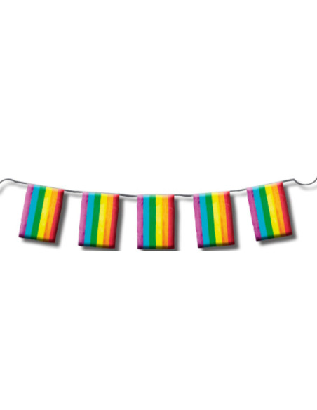 PRIDE - LGBT FLAG STRIP 10 METERS. 1 