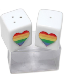 PRIDE - CERAMIC SALT AND PEPPER SHAKER WITH LGBT FLAG 1 