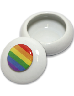 PRIDE - ROUND JEWELLERY BOX WITH LGBT FLAG 1 