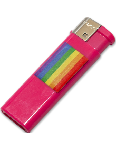 PRIDE - FUCSIA CHIARO CON BANDIERA LGBT 1 